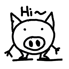 [LINEスタンプ] Happy Mr. Pig