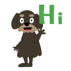[LINEスタンプ] ワイヤーダックスのぽんちゃん
