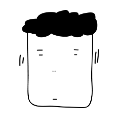 [LINEスタンプ] DOODLE MAN GANGSTER