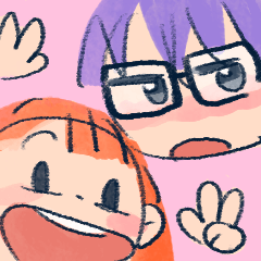 [LINEスタンプ] Megane ＆ Bean
