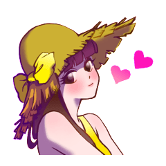 [LINEスタンプ] ハッピーまいかちゃん