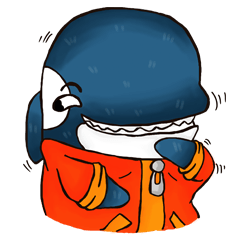 [LINEスタンプ] Caca is The Gang leader