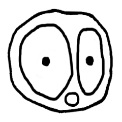 [LINEスタンプ] Face (There is no letter) 10の画像（メイン）