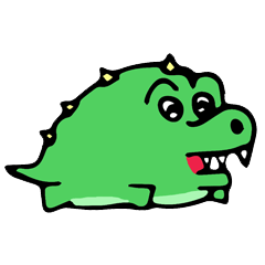 [LINEスタンプ] Fat AlligaTor