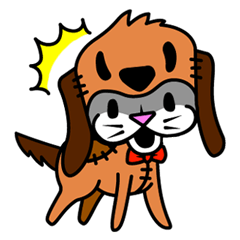 [LINEスタンプ] i am dog not cat