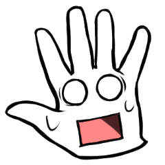 [LINEスタンプ] シンプル ハンドスタンプ