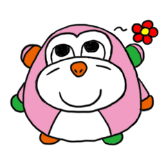 [LINEスタンプ] Chubby Monkey