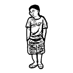 [LINEスタンプ] Q-man
