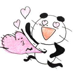 [LINEスタンプ] ゆるめでシュールなパンダ