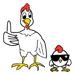 [LINEスタンプ] のんびりチキン 