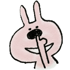 [LINEスタンプ] うさぎさん？