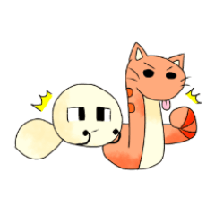 [LINEスタンプ] のぽぽん ～不思議な生き物たち～