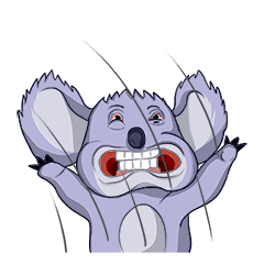 [LINEスタンプ] chubby koala