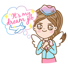 [LINEスタンプ] Fly with me