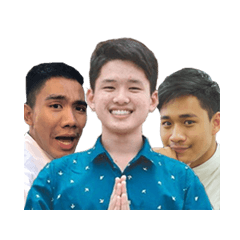 [LINEスタンプ] Boyband team sticker