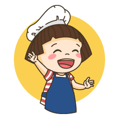 [LINEスタンプ] Clumsy Little Cook