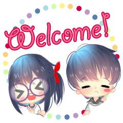 [LINEスタンプ] Yui＆Nori - V1