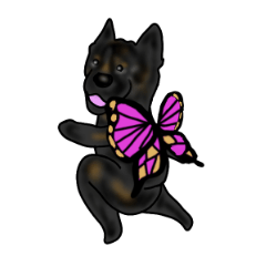 [LINEスタンプ] 甲斐犬ぺろたん
