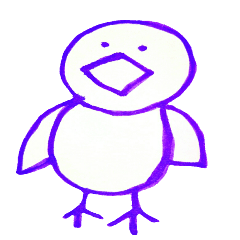 [LINEスタンプ] birds are also thinking