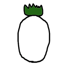 [LINEスタンプ] 大根人生はたのもしい