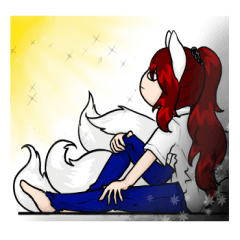 [LINEスタンプ] Nine Tail's life