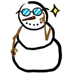 [LINEスタンプ] Snowman Emoji