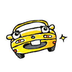 [LINEスタンプ] Eveydayオープンカー vol.1