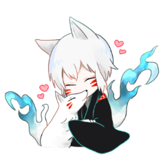 [LINEスタンプ] お狐さまと迷い子