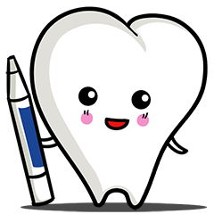 [LINEスタンプ] Little White Tooth