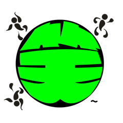 [LINEスタンプ] 一文字！