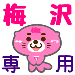 [LINEスタンプ] 「梅沢」さん専用スタンプ