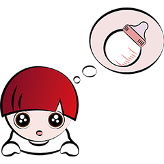 [LINEスタンプ] I got milk！