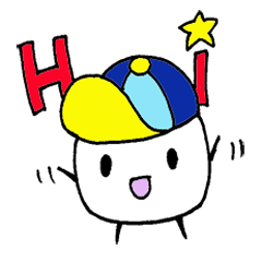 [LINEスタンプ] マシュマロボーイ