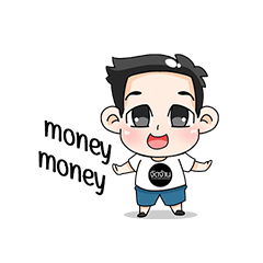 [LINEスタンプ] money jadjaan