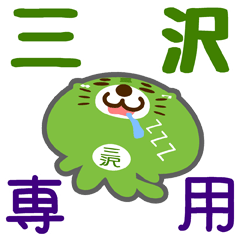 [LINEスタンプ] 「三沢」さん専用スタンプ