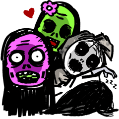 [LINEスタンプ] I'm not a ghost.