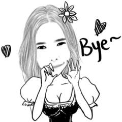 [LINEスタンプ] beautiful :Osnuch