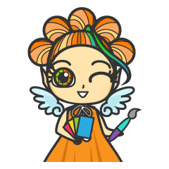 [LINEスタンプ] Fairy Artist - Fairies Family