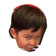 [LINEスタンプ] 顔芸スタンプ 男の子