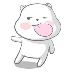 [LINEスタンプ] Bear wow