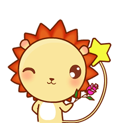 [LINEスタンプ] [stars leo] happy