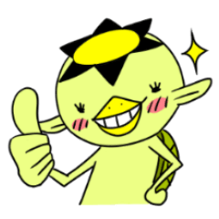 [LINEスタンプ] かっぱ君とかえる様