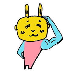 [LINEスタンプ] 片腕ムッキンうさ子