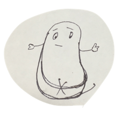 [LINEスタンプ] 思いつき1号