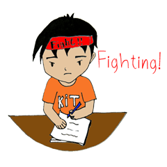 [LINEスタンプ] Black body is not handsome.