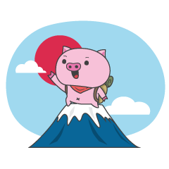 [LINEスタンプ] BooBoo The Pigpacker