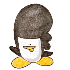 [LINEスタンプ] おとぼけペンギン「ペンペン」の画像（メイン）