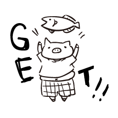 [LINEスタンプ] ぶたのぶーやん