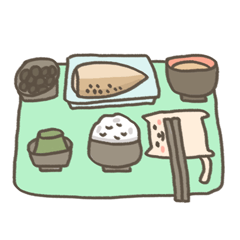 [LINEスタンプ] WHAT TO EAT FOR DINNER？