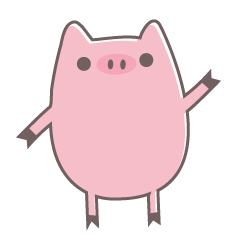 [LINEスタンプ] Pigs and jellyfish cat